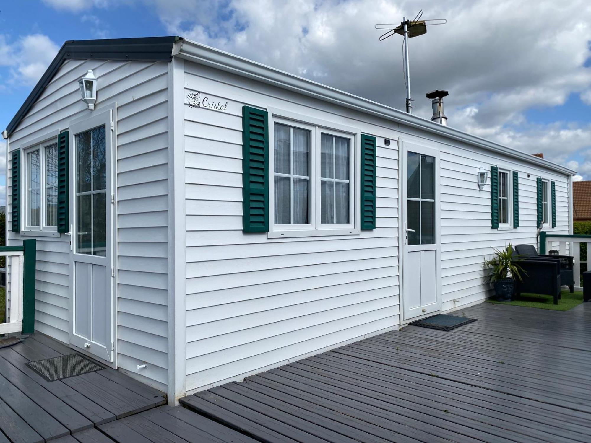 Mobil Home Cristal Biville-sur-Mer Kültér fotó