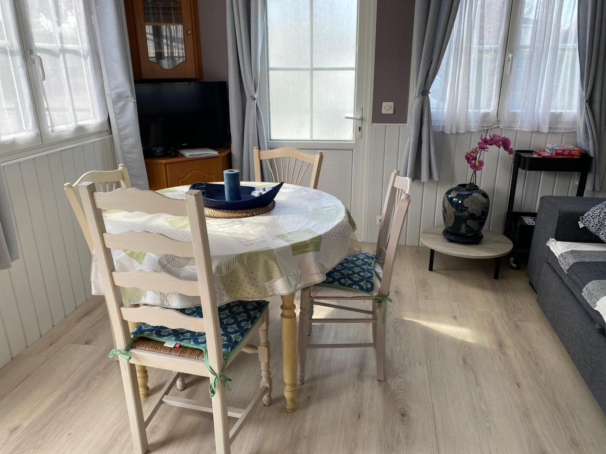 Mobil Home Cristal Biville-sur-Mer Kültér fotó